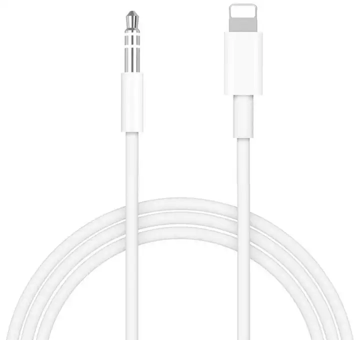 Автомобильный аудиокабель Aux для подсветки, с разъемом 3,5 мм для IPhone и Ipad, аудиокабель-адаптер