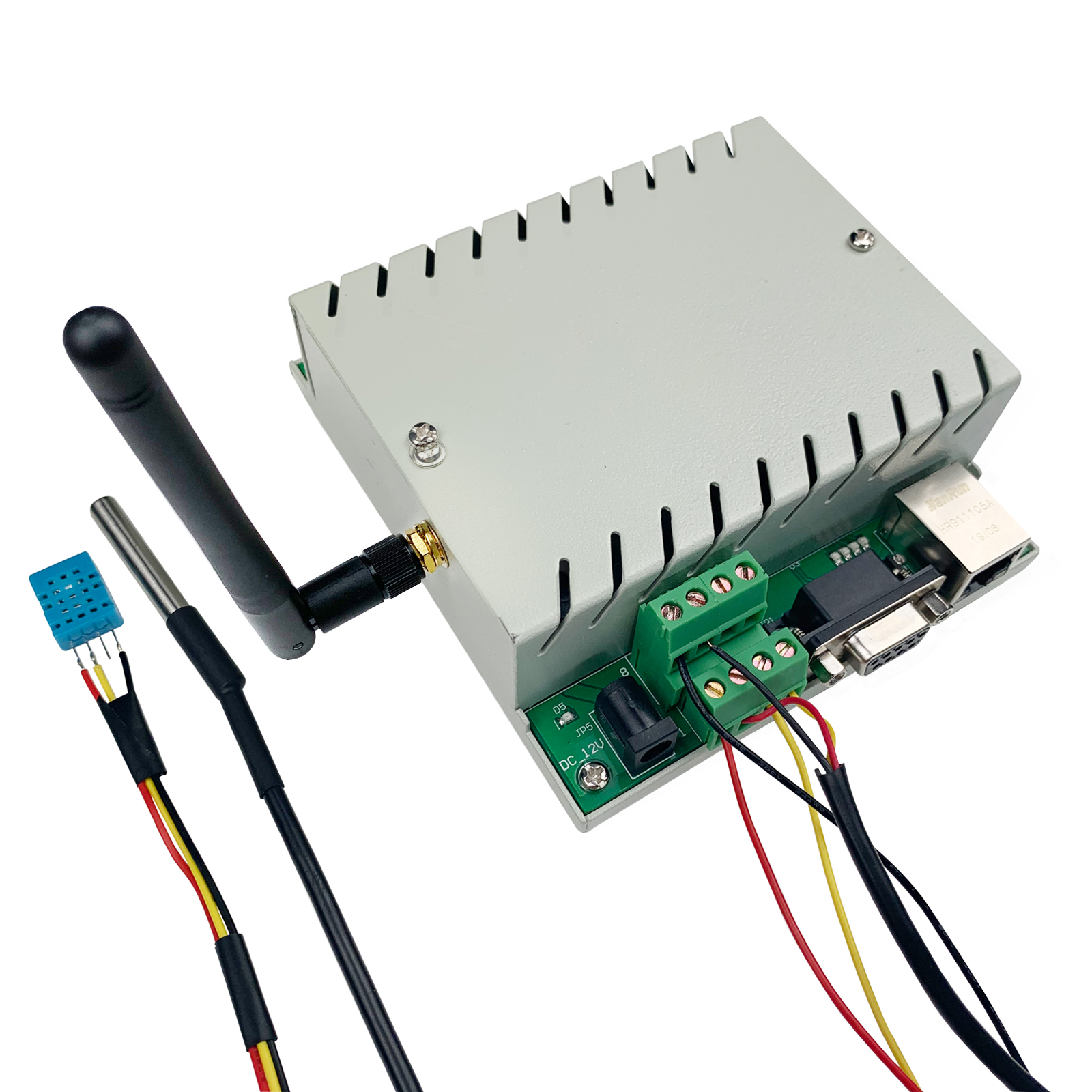 Wi-Fi Беспроводной датчик температуры и влажности Измеритель контроллер Ethernet RS232 передатчик с помощью приложения на телефоне у протокол для развития