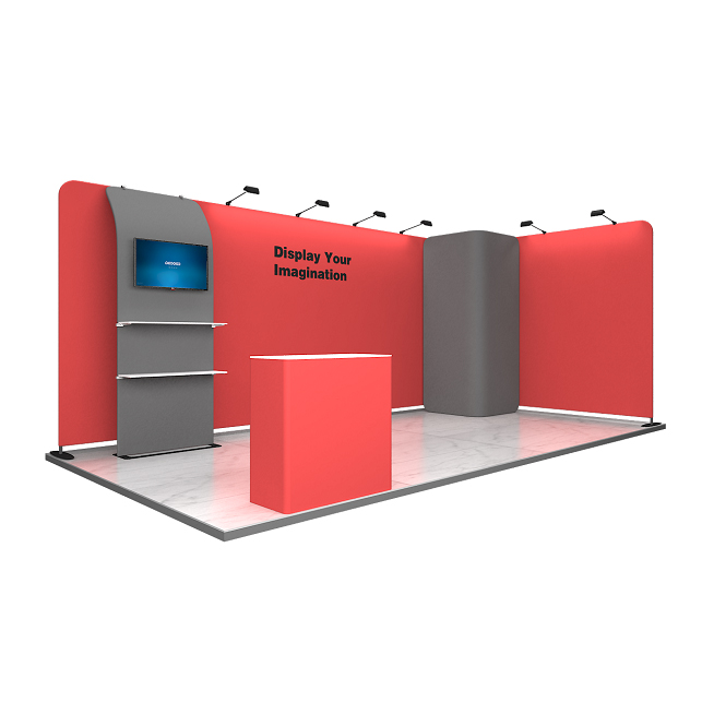 Custom 10x20ft Portable modular trade show display booth stand