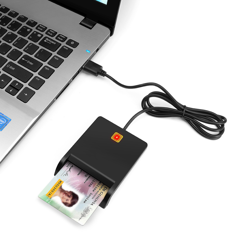 Qyteck USB считыватель смарт-карт с общим доступом CAC с CE
