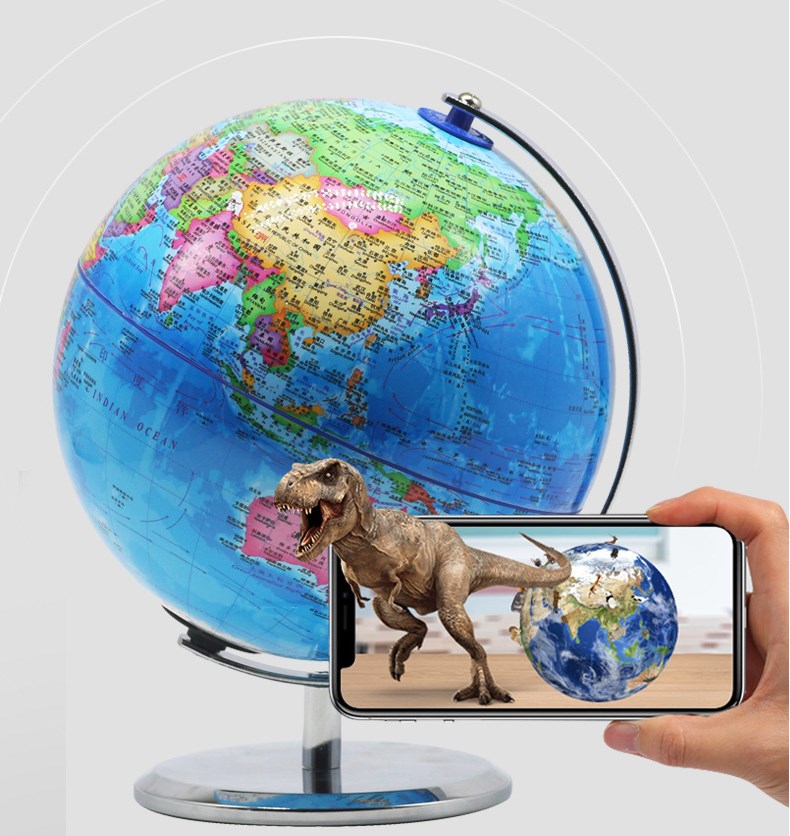 Подарок на выпускной школьный 3D шар AR со светодиодным ночником для детской учебы