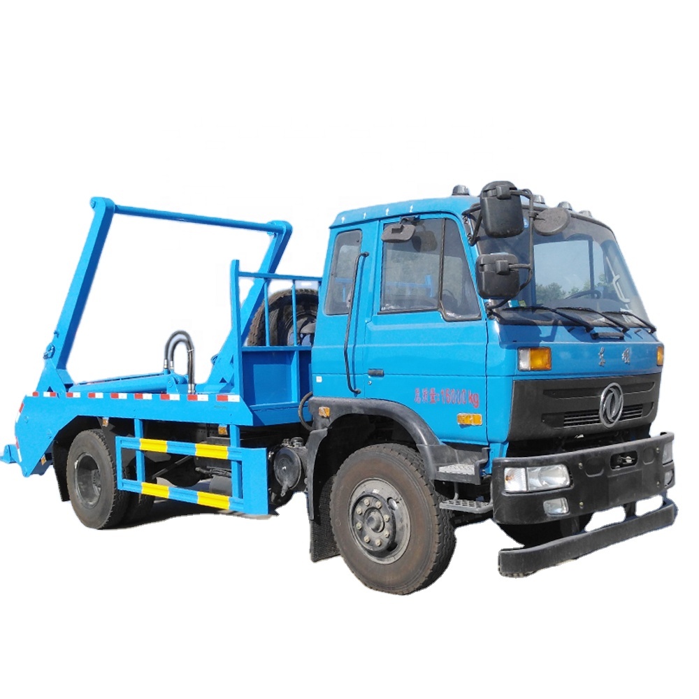 Китай Dongfeng 4X2 10 куб. М рулон мусоровоз качающийся рычаг мусоровоз
