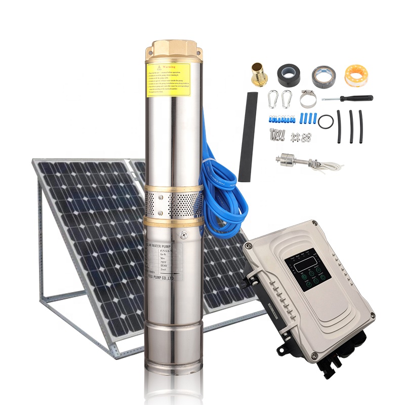 Лас-bomas solares sumergibles para pozos погружной насос, насос solaire погружной 1 лошадиных сил высокого давления буровая установка для работающий на постоянном токе от солнечных батарей водяного насоса