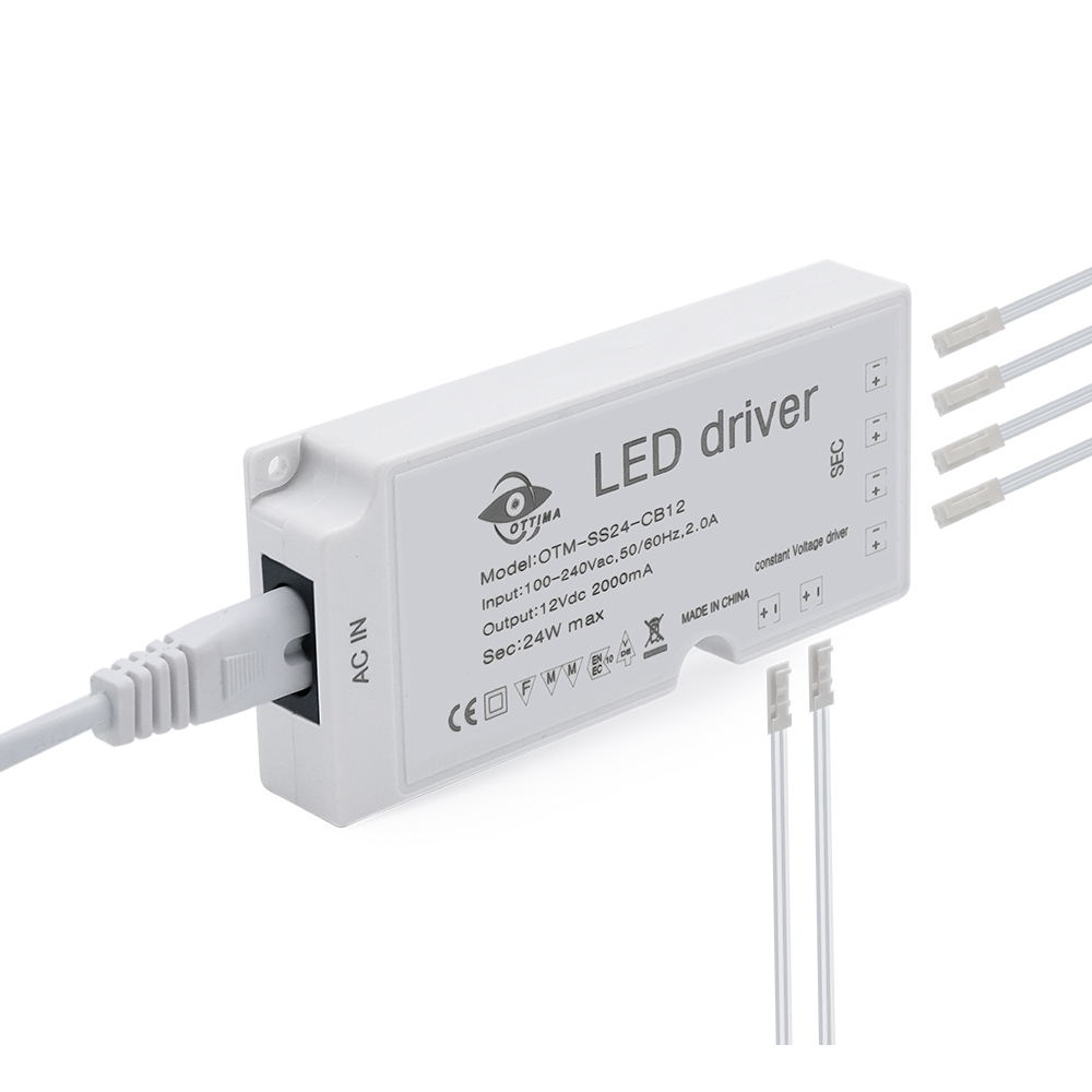 Hot Sale LED Constant Voltage Driver DC12V 24V 18-100W Cabinet Light led driver sensor switch kitchen under cabinet light led
