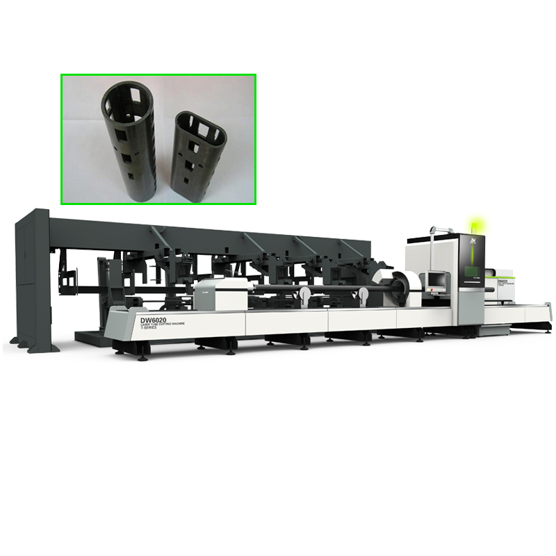 DOWELL Metal tube 1000W 1500W 2000W 3000W Fiber Laser Cutting Machine DW-220-T-1KW/1.5KW/2KW/3KW Support Customization