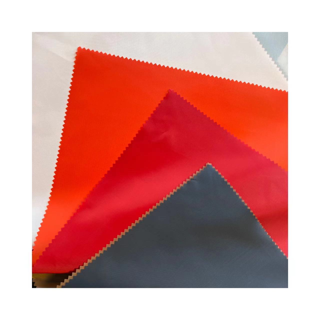 210T 100% Polyester Taffeta Soft Plain Dyed Waterproof taffeta Fabric for Suit Bag Lining Sunscreen