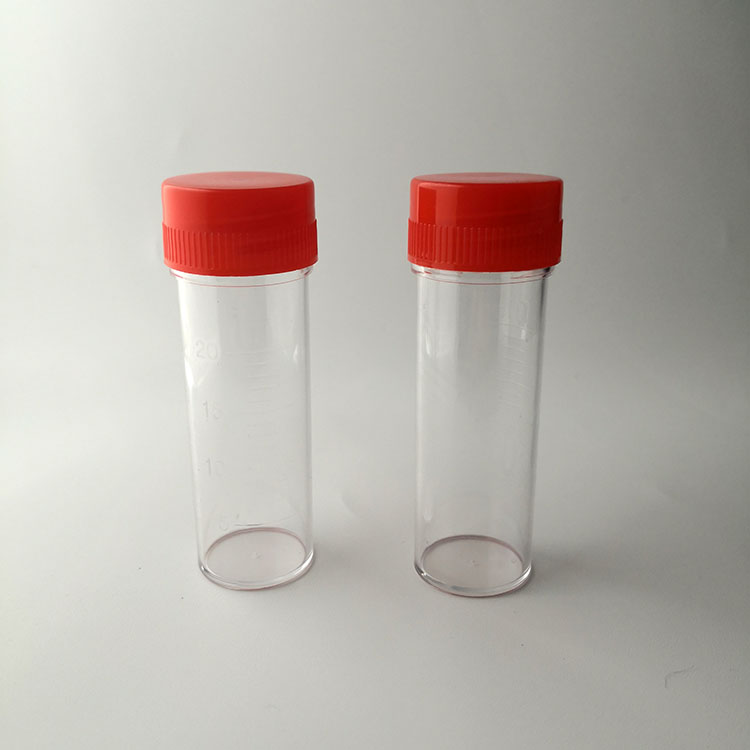 Factory direct supply of red products for demonstration, high transparency, leak-proof and drop-proof test cup with scale
