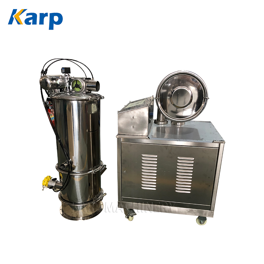 Vertical transport pneumatic feeding system chemical powder vacuum feeder conveying charging machine