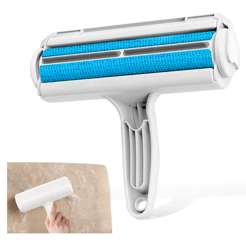 Efficient Double Sided brush Pet Hair Lint Roller Cat Dog Hair Remover Roller