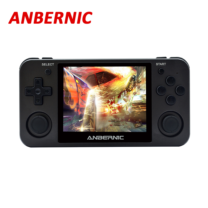 3,5 дюймовый IPS экран 640*480 алюминиевый сплав металлический корпус anbernic видео игровая консоль Ручной игровой плеер RG350M