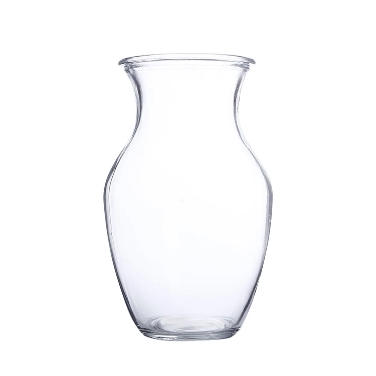 Custom Wholesale Decorative Round Flower Glass Vase For Flowers