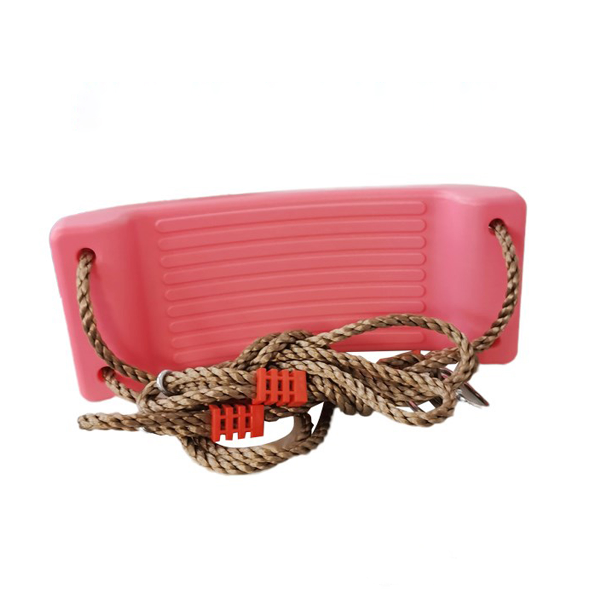 Wear Resistant Pink Water-proof Kids Garden Outdoor Swing Seat Plastic Swing Set
