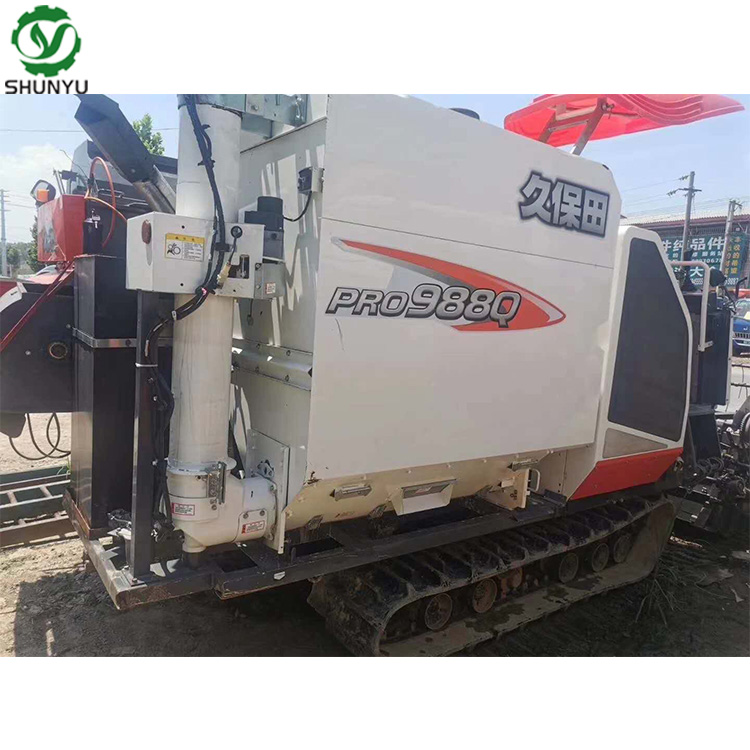 secondhand KUBOTA PRO988Q rice wheat harvester for sale