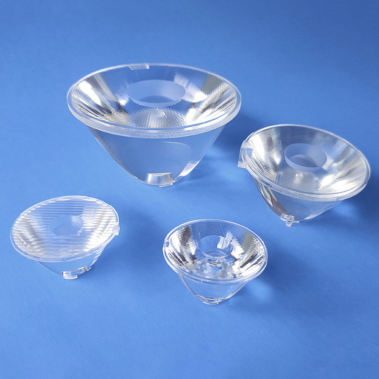 45mm optic 5050 rgbw color led lens 6 degree for stage light