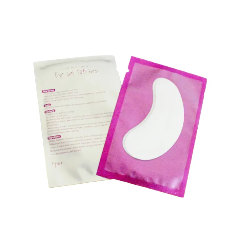 Multi colos under eye patches private label lint free hydrogel eye patch for eyelash extension
