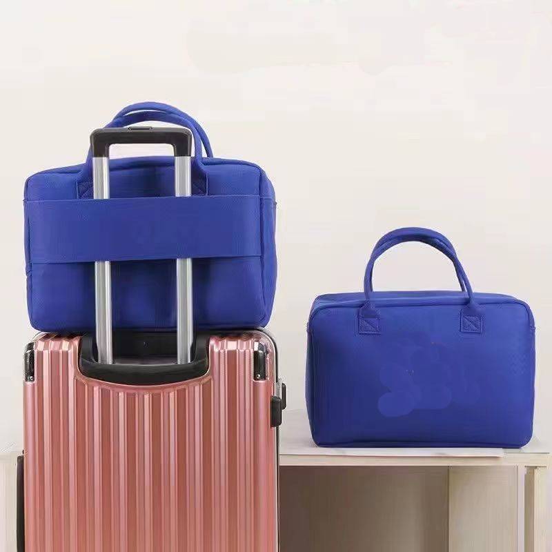 New Travel Storage Bag Large Capacity Tote Bag Travel Felt Trolley Luggage Bag Handbag