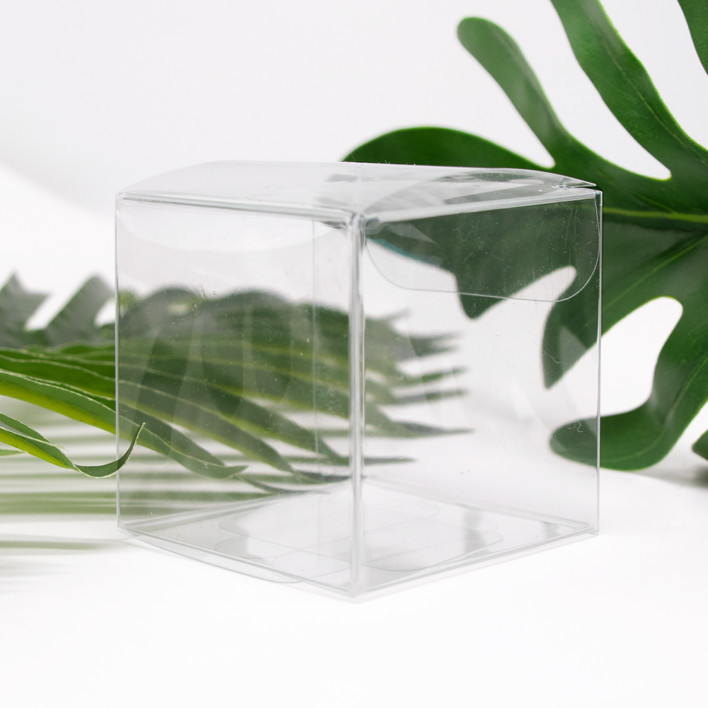 Подарочная коробка из ацетата Cube, прозрачная упаковка для пирожных из ПЭТ, прозрачная упаковка из винила и ПВХ, пластиковые коробки