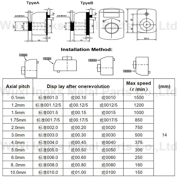 New Arrival High-precision Nylon Woodworking Digital Position Display 30MM Digital Position Indicator