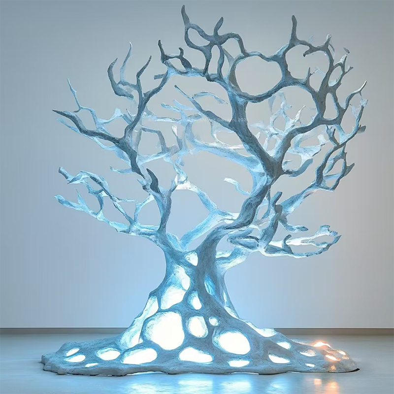 Blue Ghost Art Landscape Tree