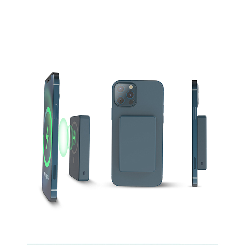 Портативное магнитное Беспроводное зарядное устройство для iphone 12 magsafe