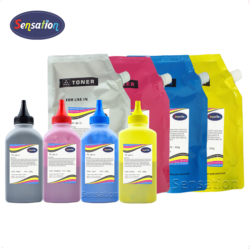 Compatible toner powder refill for Xerox ApeosPort-VI C3370 C3371 C4471 C5571 C6671 C7771 copier black toner supplier