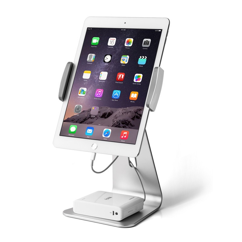 Серебристый алюминиевый сплав Подставка для ipad pro с противоскользящей подошвой совместим с 7-12,9 планшет универсальная стойка держатель