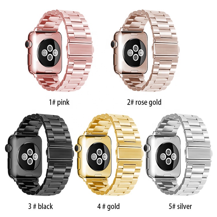 Заводская поставка, дешевый роскошный умный ремешок для Apple Watch, браслет из нержавеющей стали 44 мм 42 мм 40 мм 38 мм, металлический браслет для Iwatch 6 5 4 3 2 1