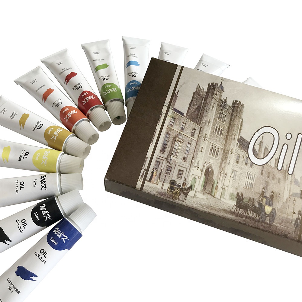 12ml 12 colors artist oil paint colors for painting