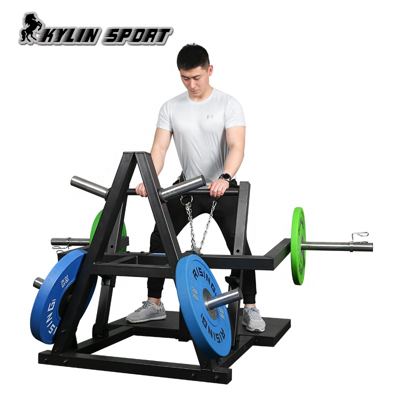 Kylinsport домашний тренажер для приседания, тренажер для спортзала, Регулируемый Вес, пластина, нагруженная на бедро ремень, приседающая машина
