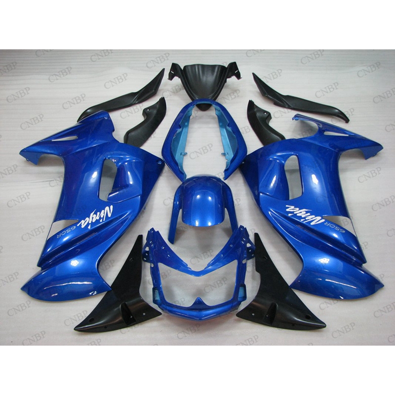 ER-6F 2007 комплекты обтекателей NINJA 650R 08 07 обтекатели ER6F 2006 - 2008 Обтекатели синие