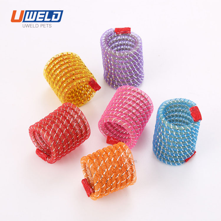 Цветная пружинная игрушка для домашних животных Uweld
