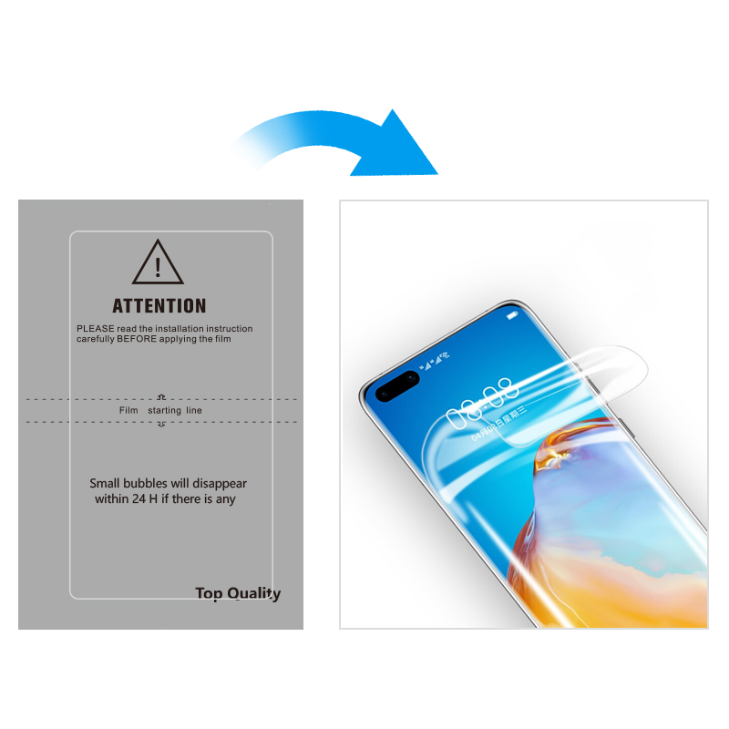 Direct Manufacture Universal 120*180mm Mobile Phone TPU Hydrogel Film Sheets Self-healing Screen Protector for Hydrogel Machine