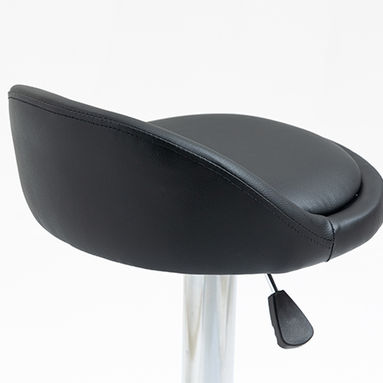 Classic Leather Adjustable Breakfast High Bar Stool Chair For Counter