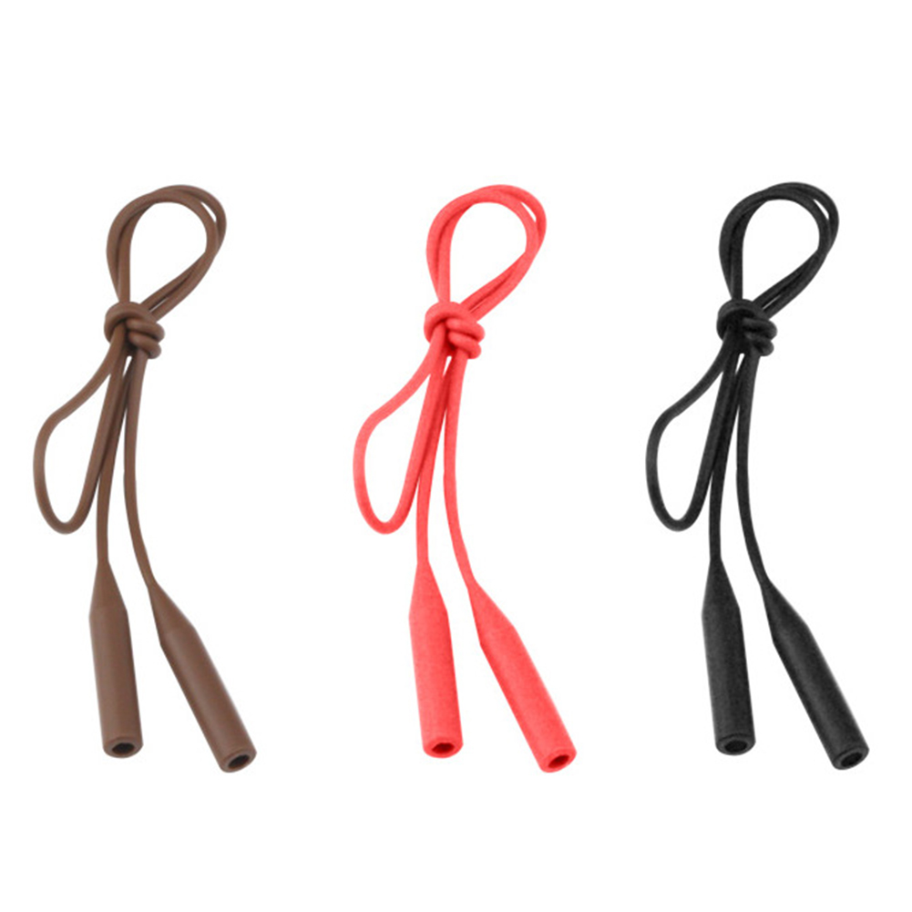 1 PC Adjustable Color Elastic Silicone Eyeglasses Straps Sunglasses Chain Sports Anti-Slip String Glasses Chains
