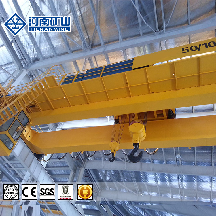 Двухбалочный мостовой кран Henan Mine 20 тонн, 32 тонн, 10 тонн в качестве грузового контейнера