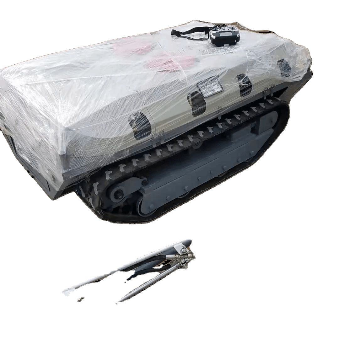 RC automatic intelligent crawler agriculture garden sprayer boom machine for sale