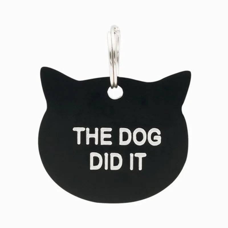 Wholesale Acrylic Pet ID Tag Custom Shape Acrylic Dog Tag Acrylic Cat Tags
