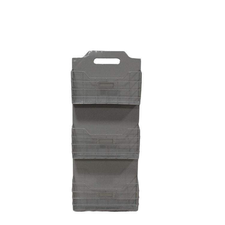 Wall Hanging 3-Tier Book Display shelf Nordic Modern Iron Magazine Rack