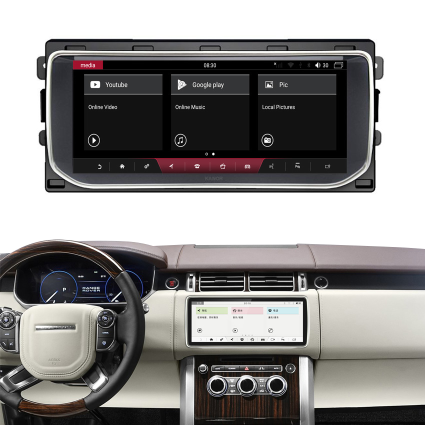 Автомобильная стереосистема 10,25 дюйма с gps-навигацией, android 10, 8 Гб ОЗУ, 64 Гб ПЗУ, автомобильная аудиосистема для range rover vogue l405