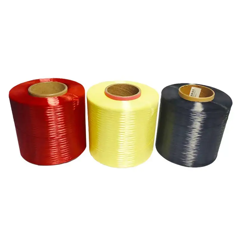 Wholesale High-strength Flame-resistant 400D Black Para Aramid Fiber Yarn