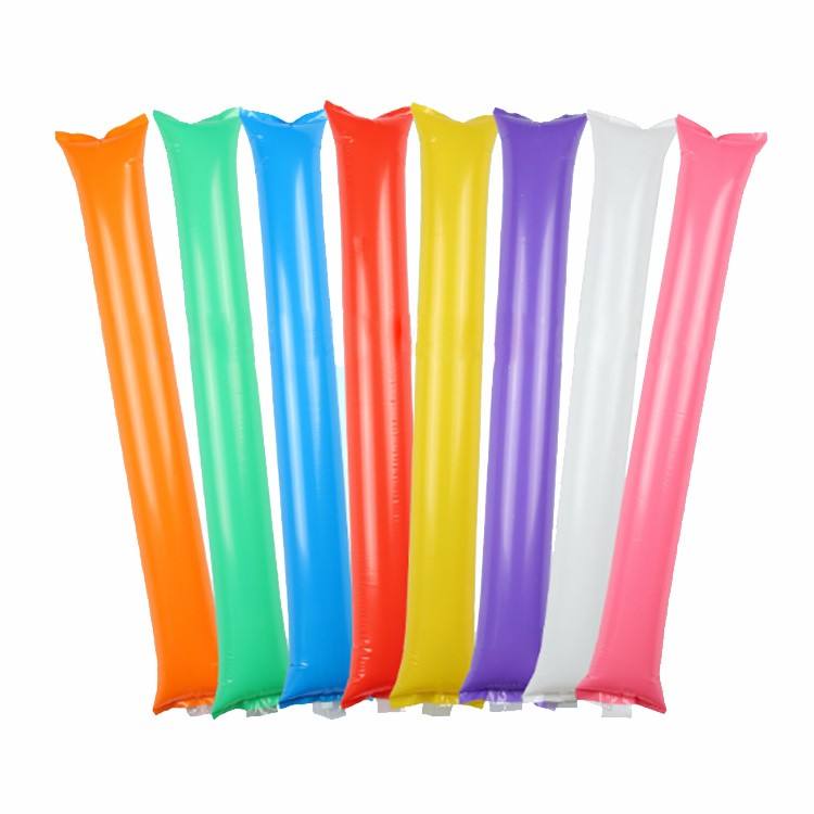 Custom Plastic Inflatable Cheering Thunder Sticks Hand Clapper Noise Maker Toy