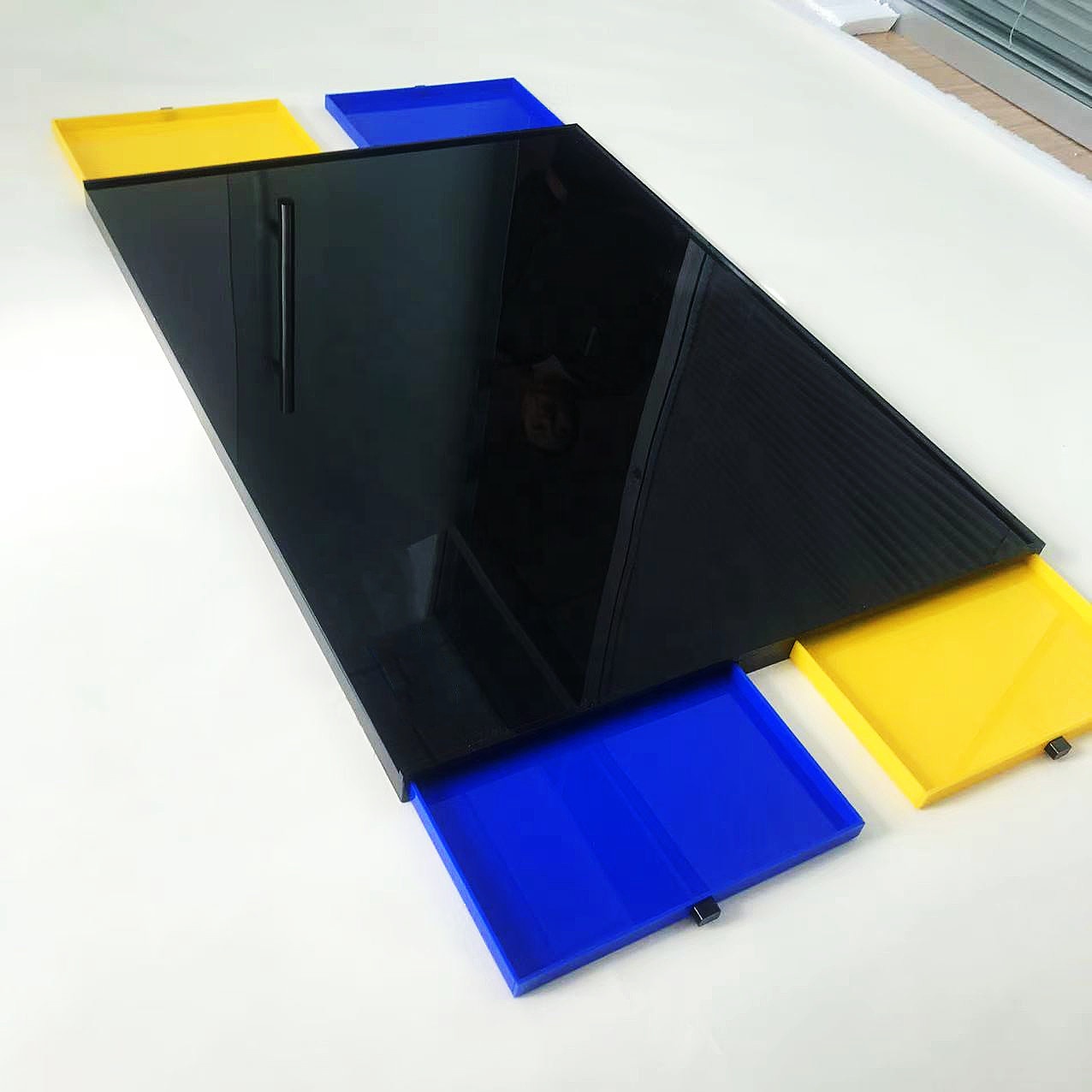 1000 Piece Acrylic Plastic Jigsaw Puzzle Board 30 X 24 inch Portable Puzzle Table with 4 Trays Drawers for Sorting
