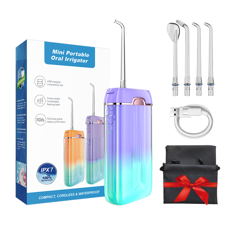Mini cordless portable water irrigator dental floss oral water jet for Teeth Cleaning