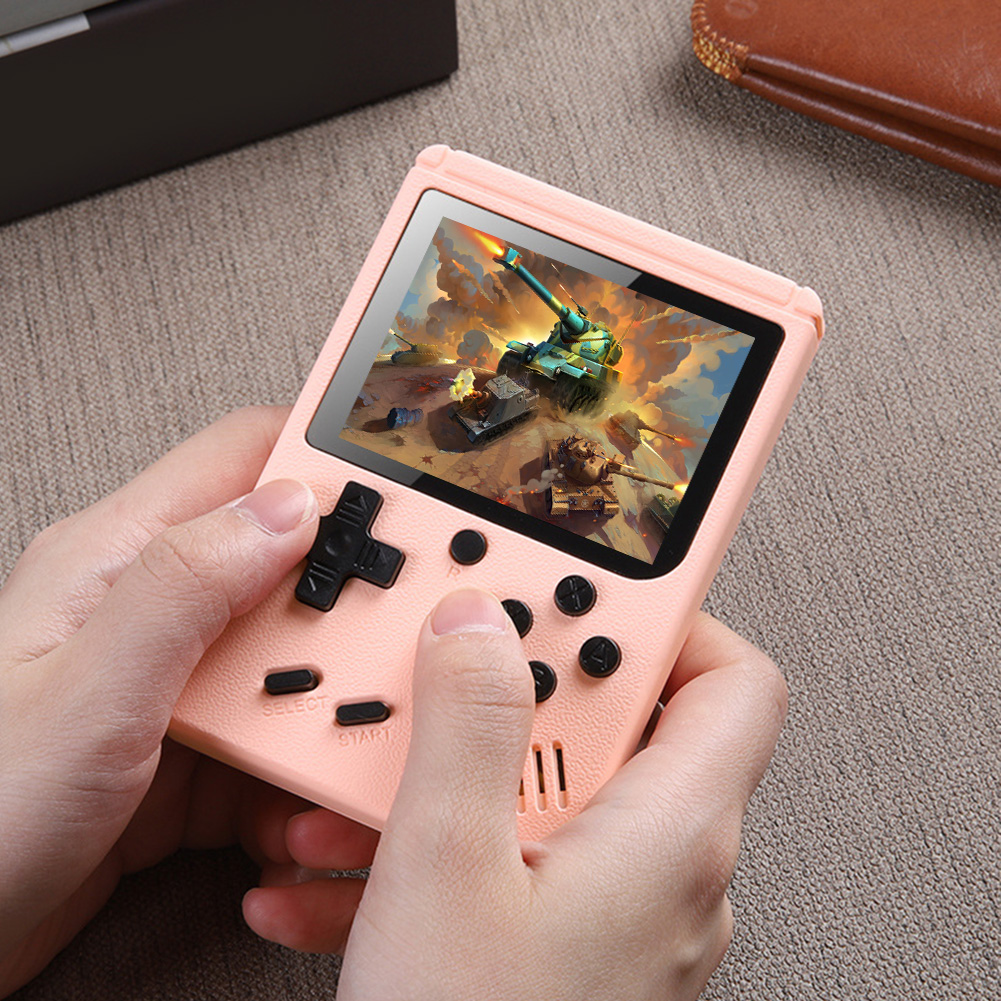 Новая цветная Карманная игровая консоль Macaron 500 в 1, 2021 семейных игр, ретро видеоигры Consolavideo, поддержка AV-выхода, ТВ-видео