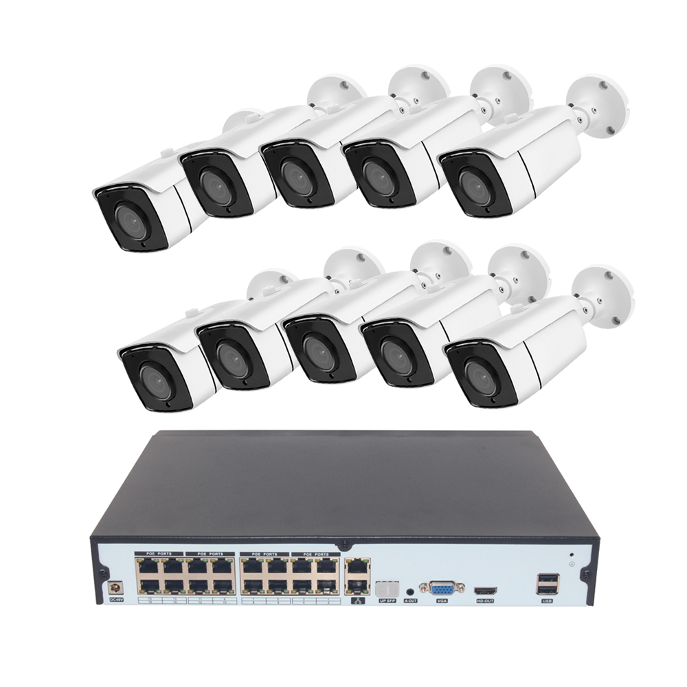 Собирается tech 2, 4, 6, 8, 10, 12 лет, 16 24 64 Гб/32 канальный surverllance полный 5MP 8MP 4K poe безопасности cctv системы производитель