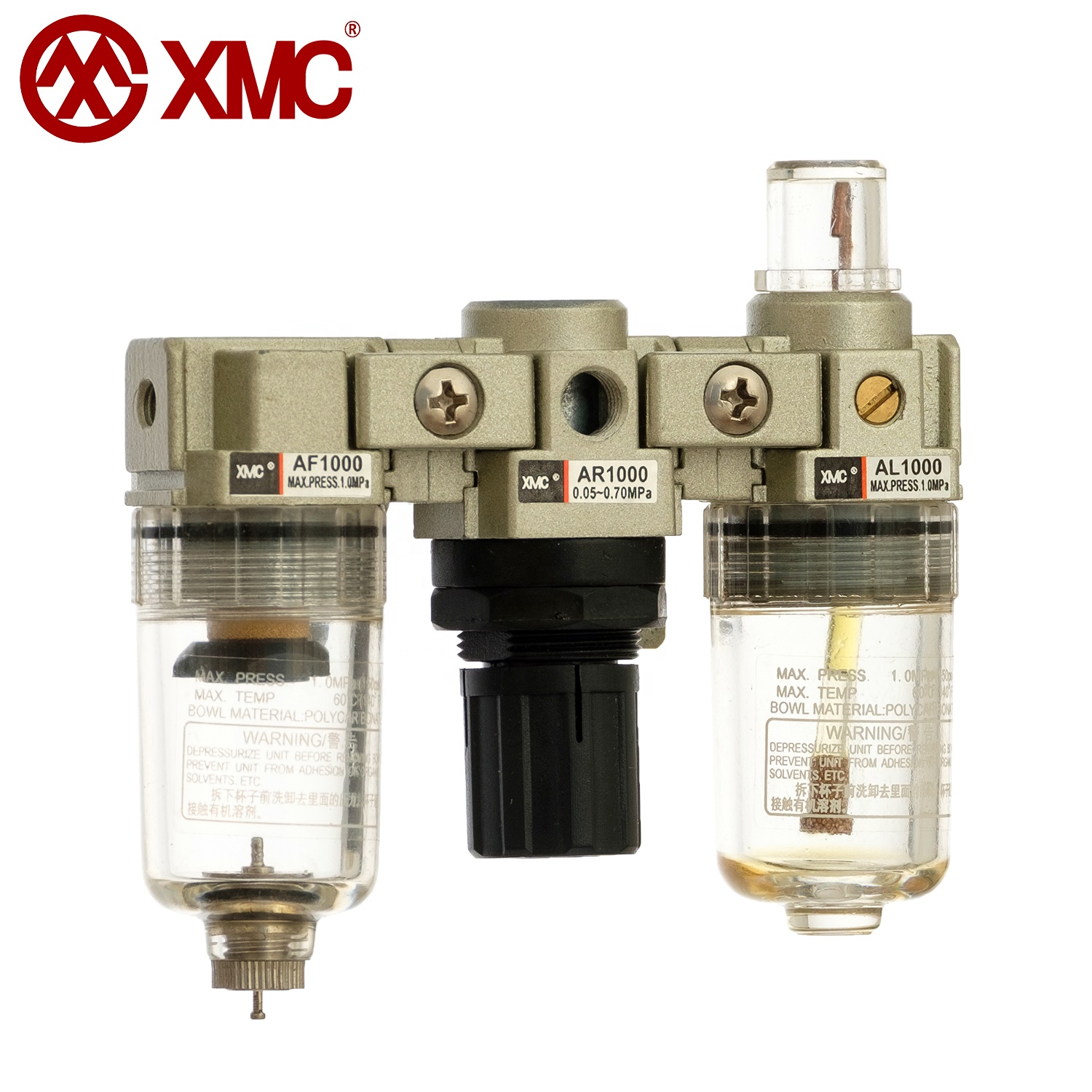 Регулятор давления воздушного фильтра XMC AC2000 G1/4 "для очистки воздуха со смазкой, пневматический frl-блок компрессора