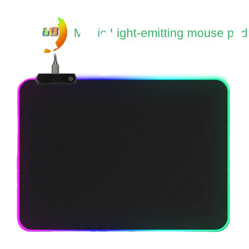 Symphony Led super luminous mouse pad RGB large table mat LOL gaming keyboard mouse pad
