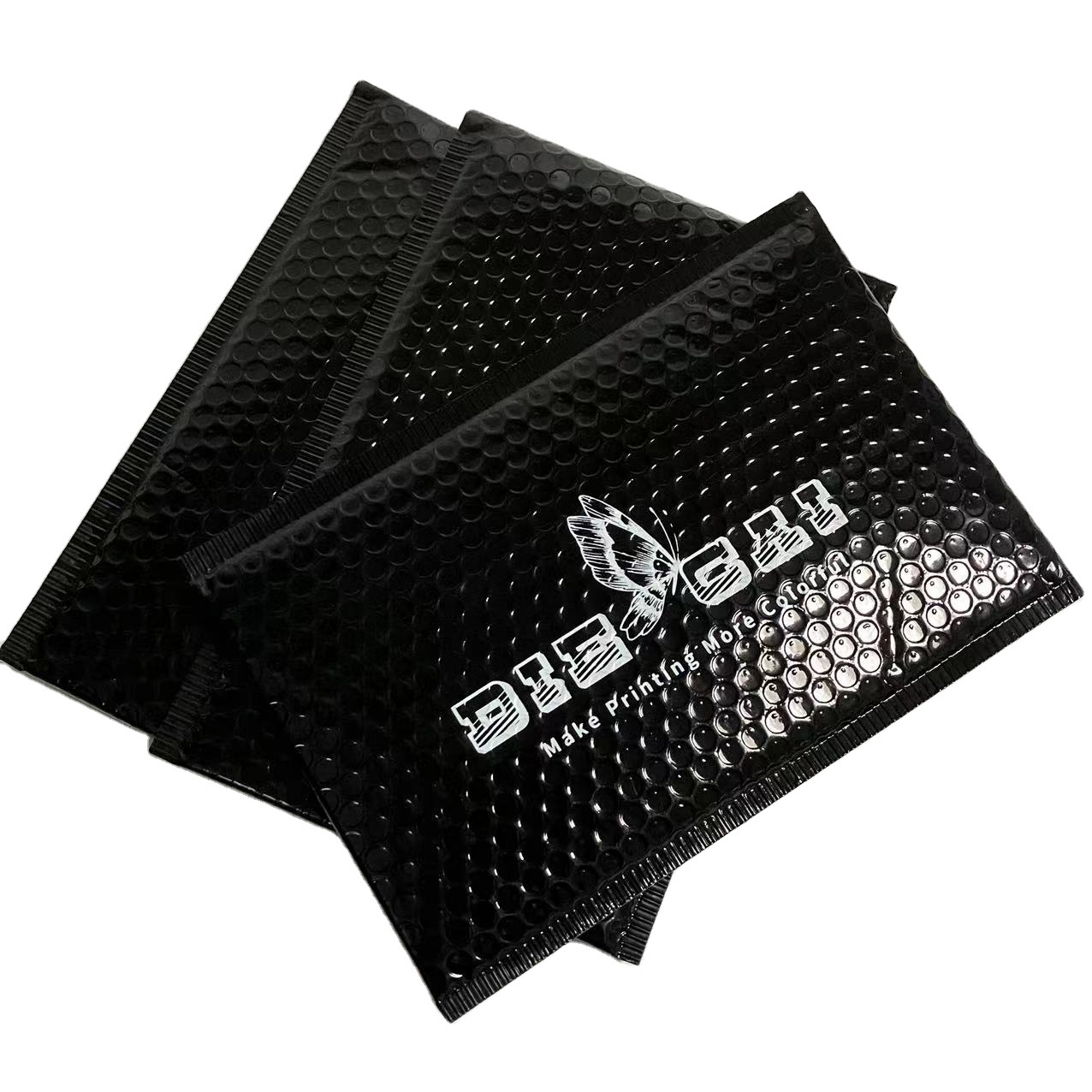 Custom Black Padded Mailers Cheap Mailling Bags Plastic Poly Mailer Pouch Bubble Miller Custom Logo For Clothing Book