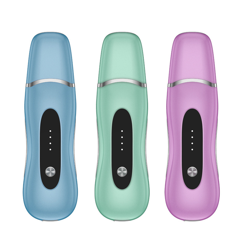 Ultrasonic Face Pore Cleaner Ultrasound Therapy Galvanic Ion Spa Beauty Device Facial Massager Face Lift Machine Skin Scrubber