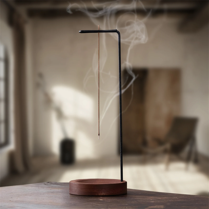 wholesale minimalist home decor arabic wooden incense stick burner holder